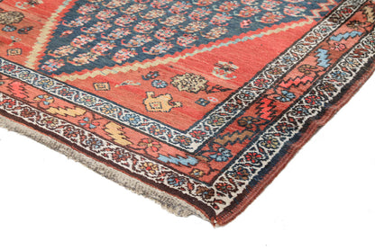 Authentic Antique Persian Malayer Rug | Hand-Knotted 484x108cm