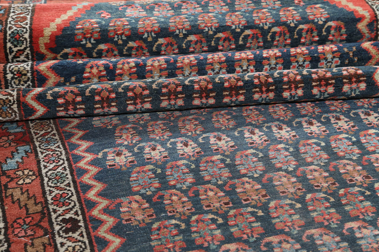 Authentic Antique Persian Malayer Rug | Hand-Knotted 484x108cm