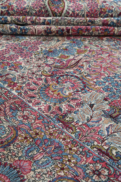 Tappeto Kerman Antico Persiano Autentico | Annodato a Mano 422x310cm - CarpetLiving