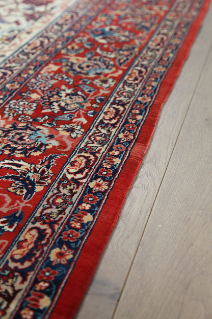 Authentic Antique Persian Isfahan Rug | Hand-Knotted 210x150cm