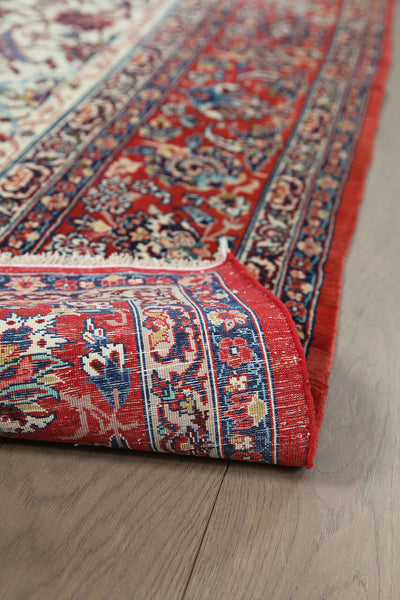 Authentic Antique Persian Isfahan Rug | Hand-Knotted 210x150cm