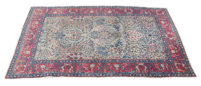 Tappeto Kerman Antico Persiano Autentico | Annodato a Mano 200x120cm - CarpetLiving