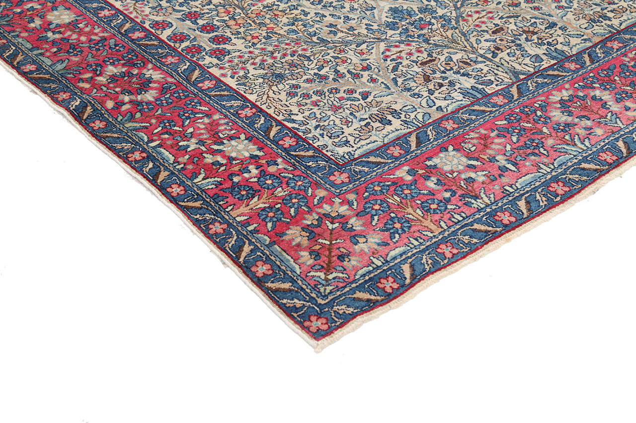 Tappeto Kerman Antico Persiano Autentico | Annodato a Mano 200x120cm