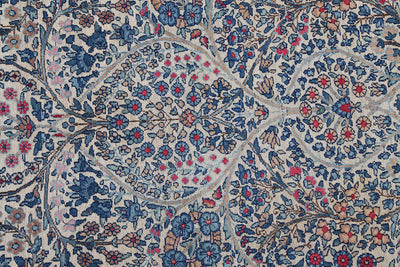 Tappeto Kerman Antico Persiano Autentico | Annodato a Mano 200x120cm - CarpetLiving