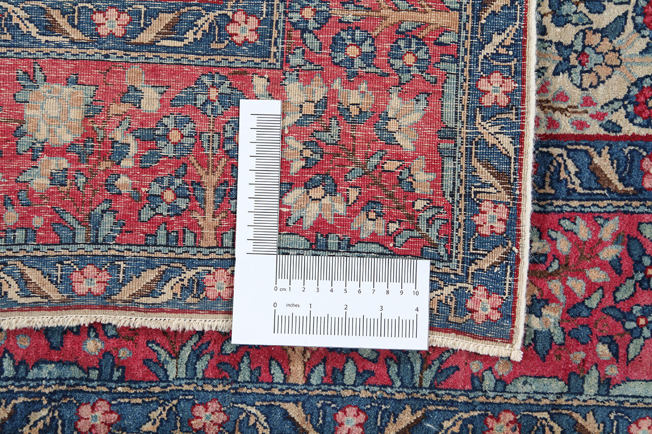 Tappeto Kerman Antico Persiano Autentico | Annodato a Mano 200x120cm