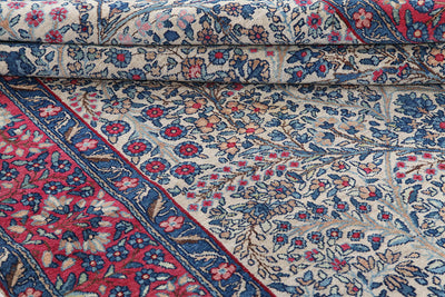 Tappeto Kerman Antico Persiano Autentico | Annodato a Mano 200x120cm - CarpetLiving