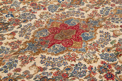 Tappeto Kerman Antico Persiano Autentico | Annodato a Mano 450x350cm