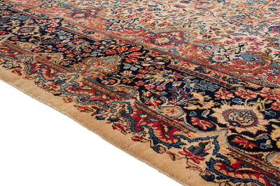 Tappeto Kerman Antico Persiano Autentico | Annodato a Mano 540x270cm - CarpetLiving