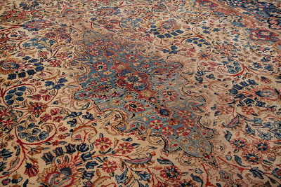 Tappeto Kerman Antico Persiano Autentico | Annodato a Mano 540x270cm - CarpetLiving