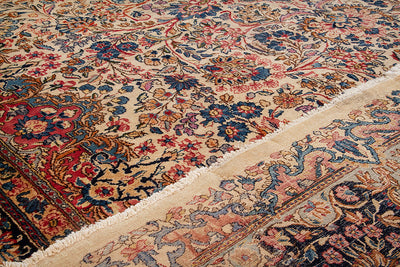 Tappeto Kerman Antico Persiano Autentico | Annodato a Mano 540x270cm - CarpetLiving