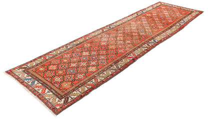 Authentic Antique Persian Malayer Rug | Hand-Knotted 412x112cm