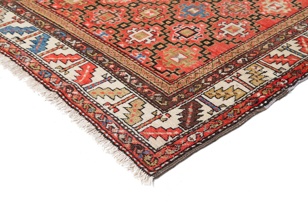 Authentic Antique Persian Malayer Rug | Hand-Knotted 412x112cm