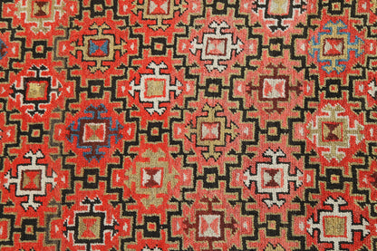 Authentic Antique Persian Malayer Rug | Hand-Knotted 412x112cm