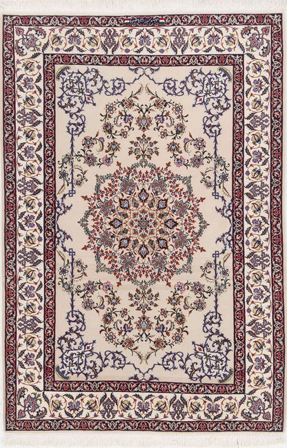 Persian Isfahan Silk & Wool Rug 165_110 cm
