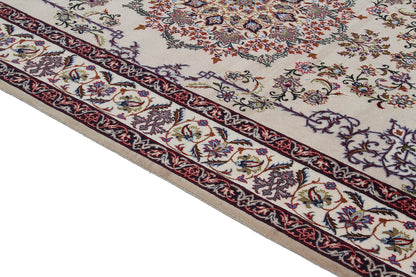 Persian Isfahan Silk & Wool Rug 165_110 cm