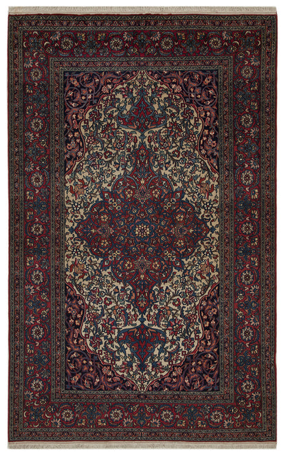 Authentic Antique Persian Isfahan Rug | Hand-Knotted 217x138cm