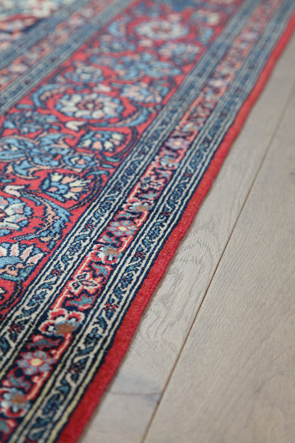 Authentic Antique Persian Isfahan Rug | Hand-Knotted 217x138cm