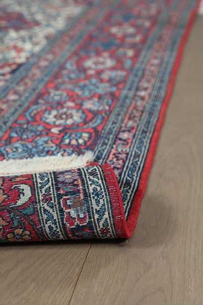 Authentic Antique Persian Isfahan Rug | Hand-Knotted 217x138cm