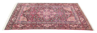 Authentic Antique Persian Isfahan Rug | Hand-Knotted 217x133cm