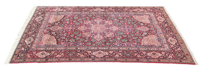 Tappeto Isfahan Antico Persiano Autentico | Annodato a Mano 217x133cm