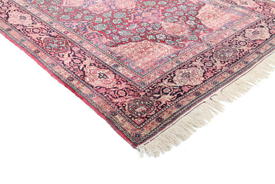 Authentic Antique Persian Isfahan Rug | Hand-Knotted 217x133cm