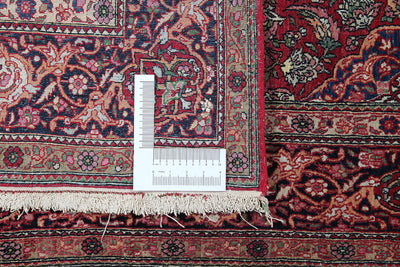 Authentic Antique Persian Isfahan Rug | Hand-Knotted 217x133cm