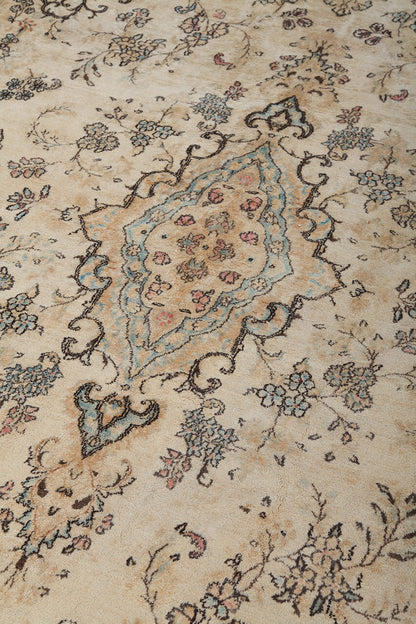 Tappeto Kerman Antico Persiano Autentico | Annodato a Mano 371x253cm