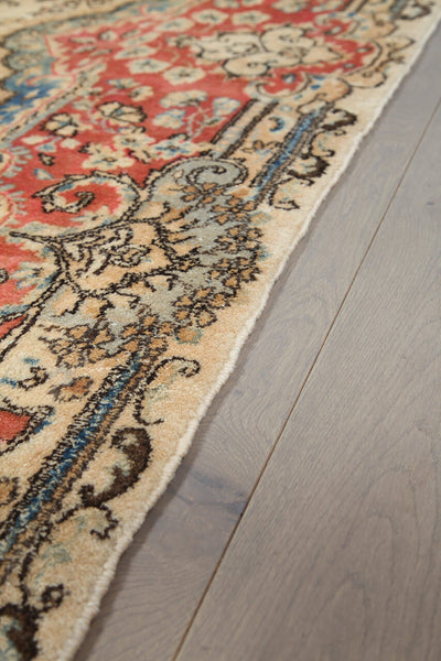 Tappeto Kerman Antico Persiano Autentico | Annodato a Mano 371x253cm - CarpetLiving