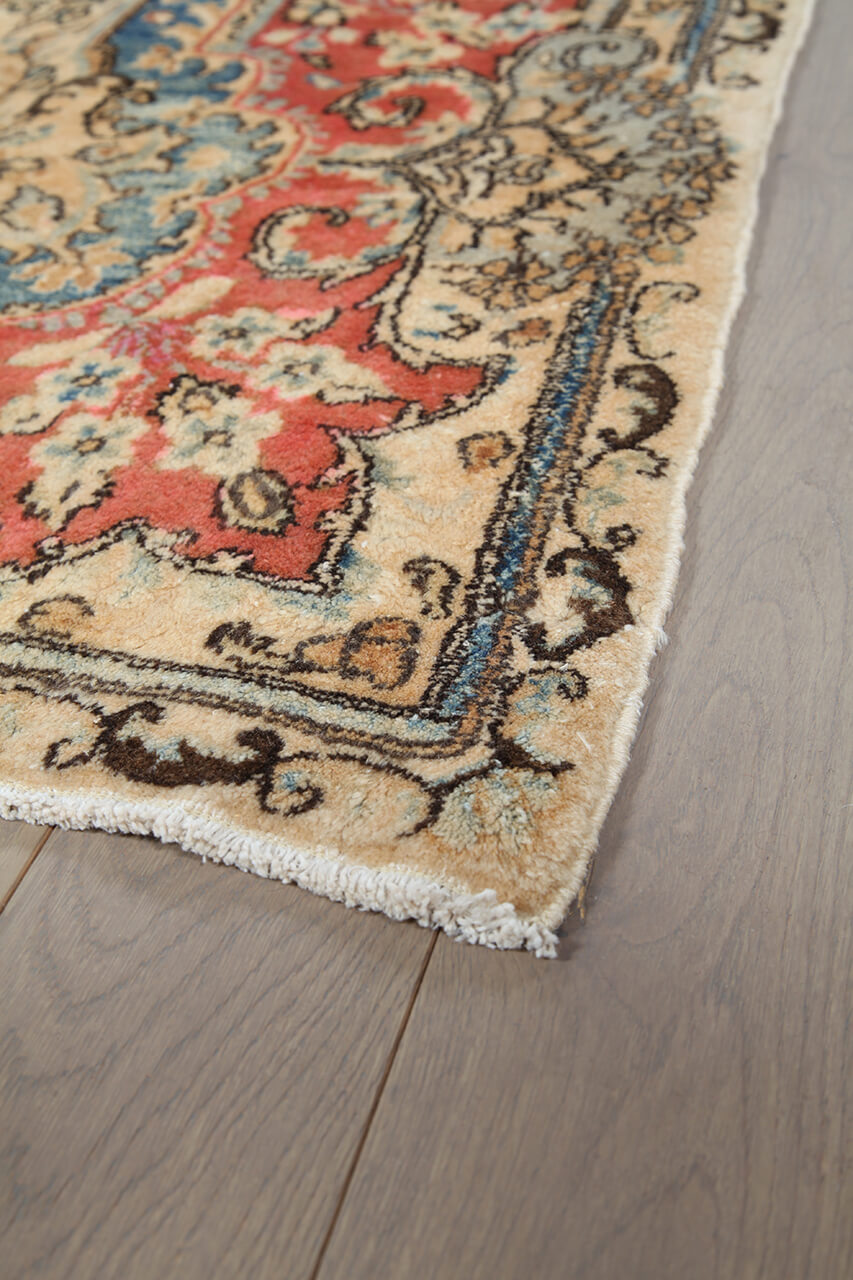 Tappeto Kerman Antico Persiano Autentico | Annodato a Mano 371x253cm