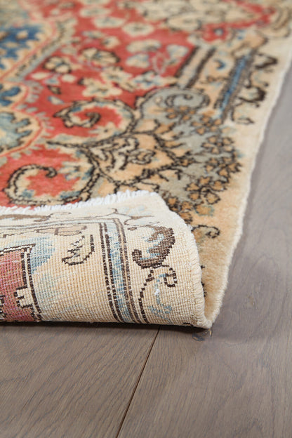 Tappeto Kerman Antico Persiano Autentico | Annodato a Mano 371x253cm