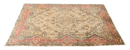 Tappeto Kerman Antico Persiano Autentico | Annodato a Mano 371x253cm