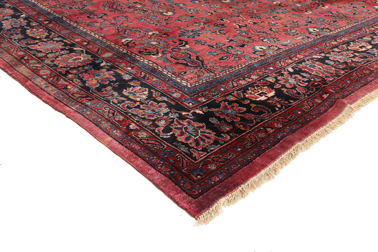 Tappeto Lillian Antico Persiano Autentico | Annodato a Mano 528x390cm