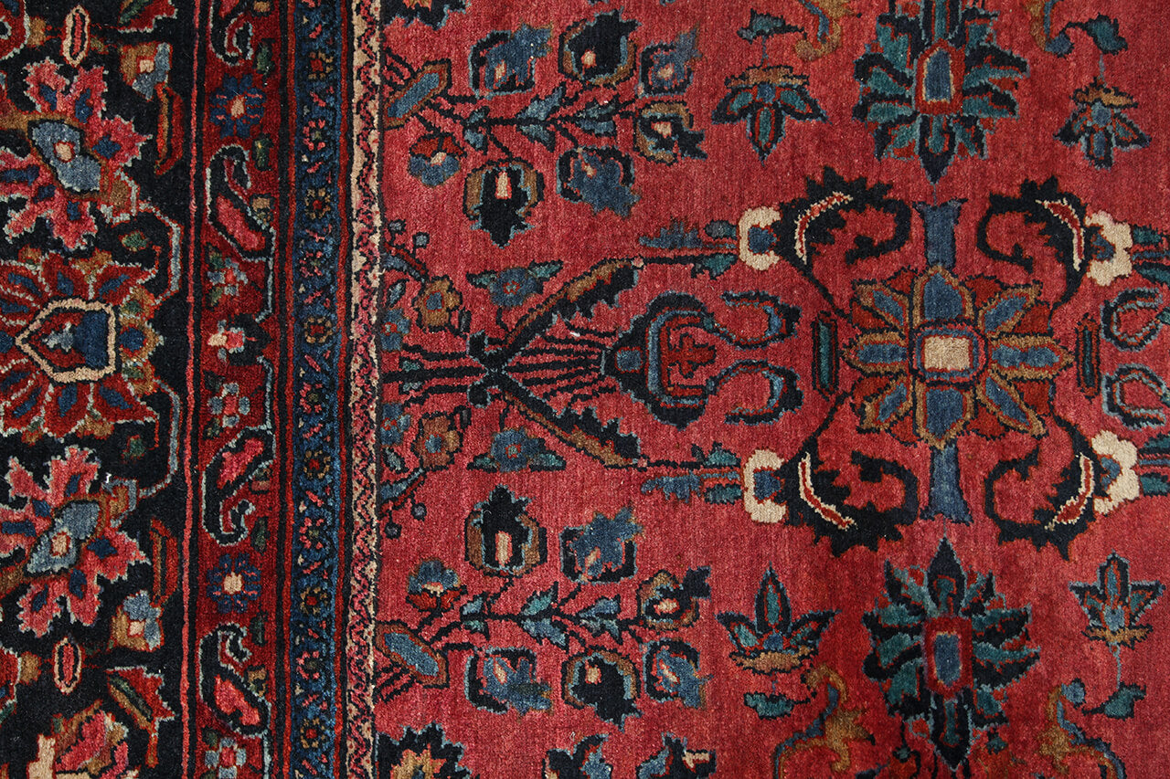 Tappeto Lillian Antico Persiano Autentico | Annodato a Mano 528x390cm