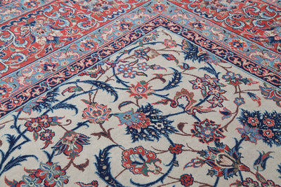 Authentic Antique Persian Isfahan Rug | Hand-Knotted 481x244cm