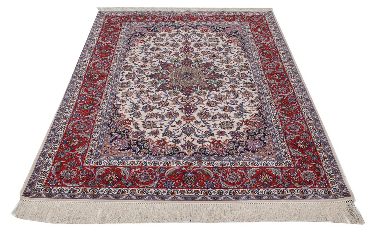 Tappeto Persiano ISFAHAN Seta/Lana 231x154cm