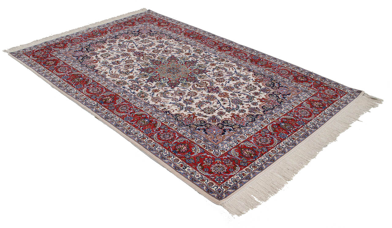 Tappeto Persiano ISFAHAN Seta/Lana 231x154cm