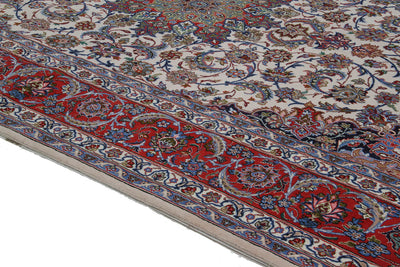 Persian Isfahan Silk & Wool Rug 231_154 cm