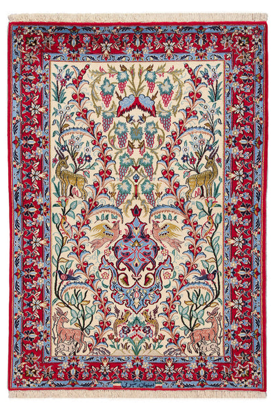 Tappeto Persiano ISFAHAN Seta/Lana 155x109cm