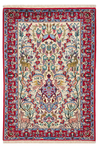 Persian Isfahan Silk & Wool Rug 155_109 cm