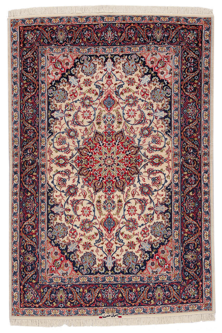 Tappeto Persiano ISFAHAN Seta/Lana 167x112cm