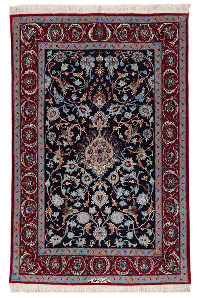 Tappeto Persiano ISFAHAN Seta/Lana 163x106cm