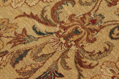 Tappeto orientale classico in lana fine, fatto a mano 294x244cm
