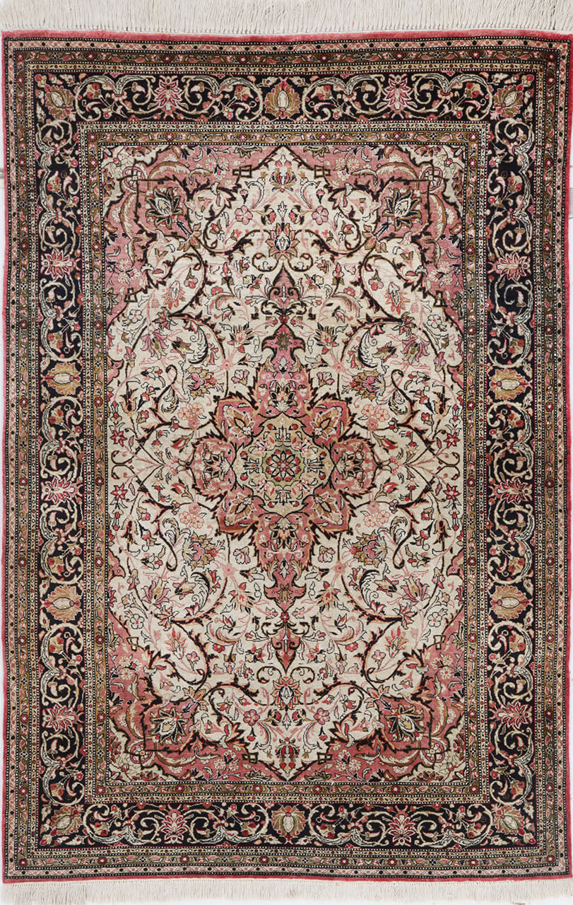 Persian Qum Silk Rug 158_103 cm
