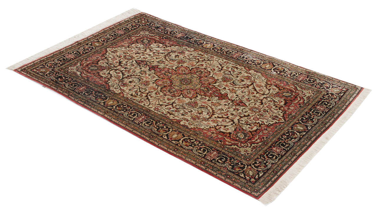 Persian Qum Silk Rug 158_103 cm
