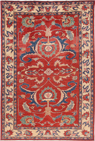 Tappeto Kazak Classico, Rosso, fatto a mano, 334x222cm - CarpetLiving