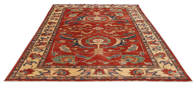 Tappeto Kazak Classico, Rosso, fatto a mano, 334x222cm - CarpetLiving