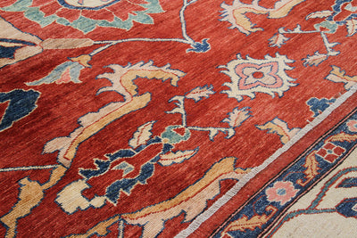 Tappeto Kazak Classico, Rosso, fatto a mano, 334x222cm - CarpetLiving