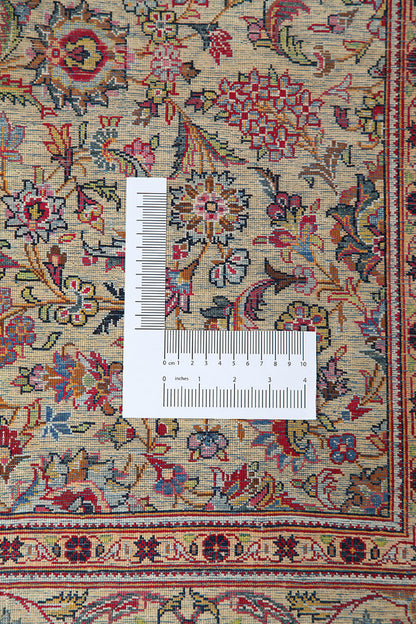 Authentic Antique Persian Isfahan Rug | Hand-Knotted 208x127cm