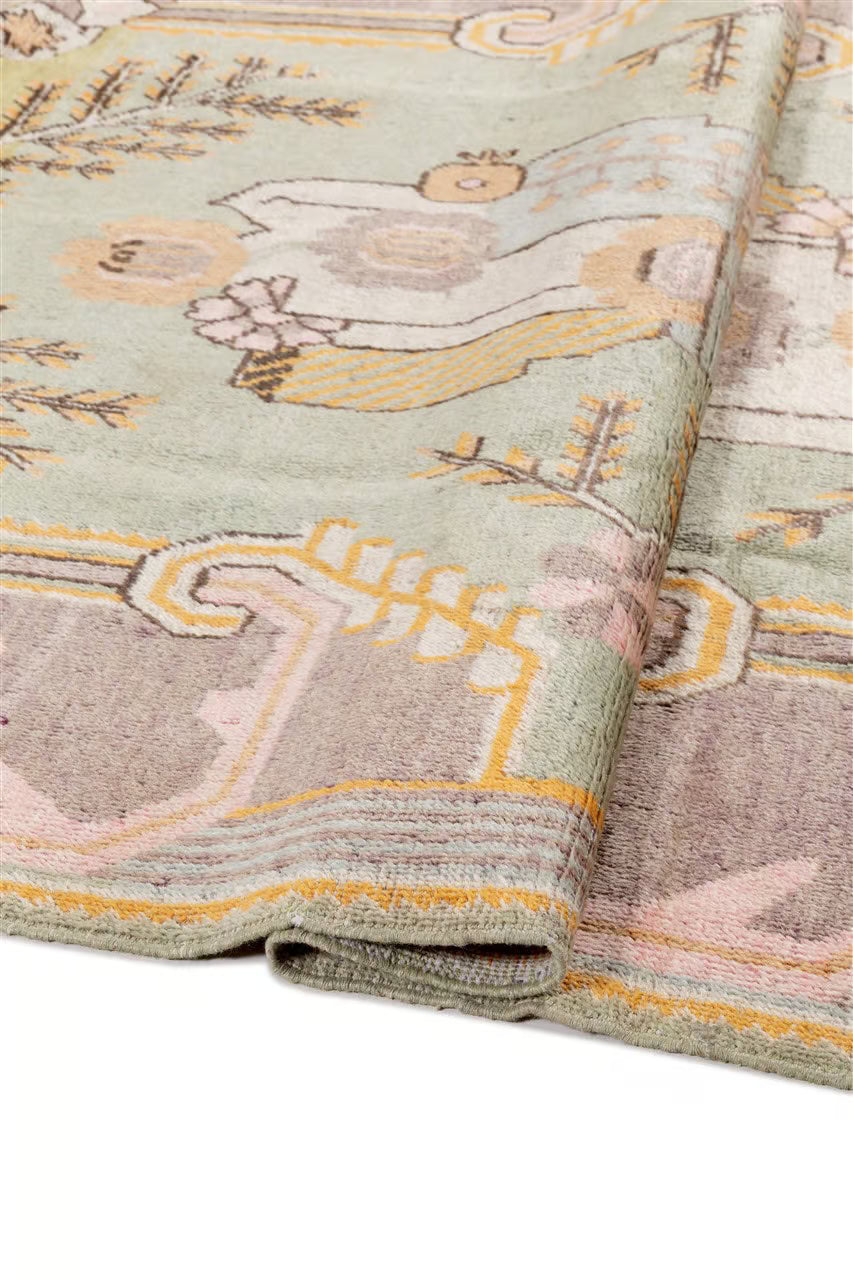 Tappeto Antico Samarcanda Autentico in lana - 256 x 163 cm