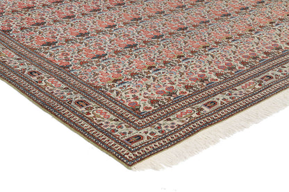 Tappeto Kerman Antico Persiano Autentico | Annodato a Mano 306x223cm